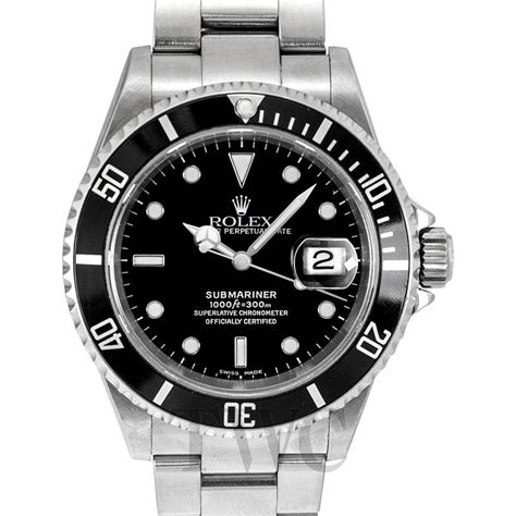 rolex submariner date black price